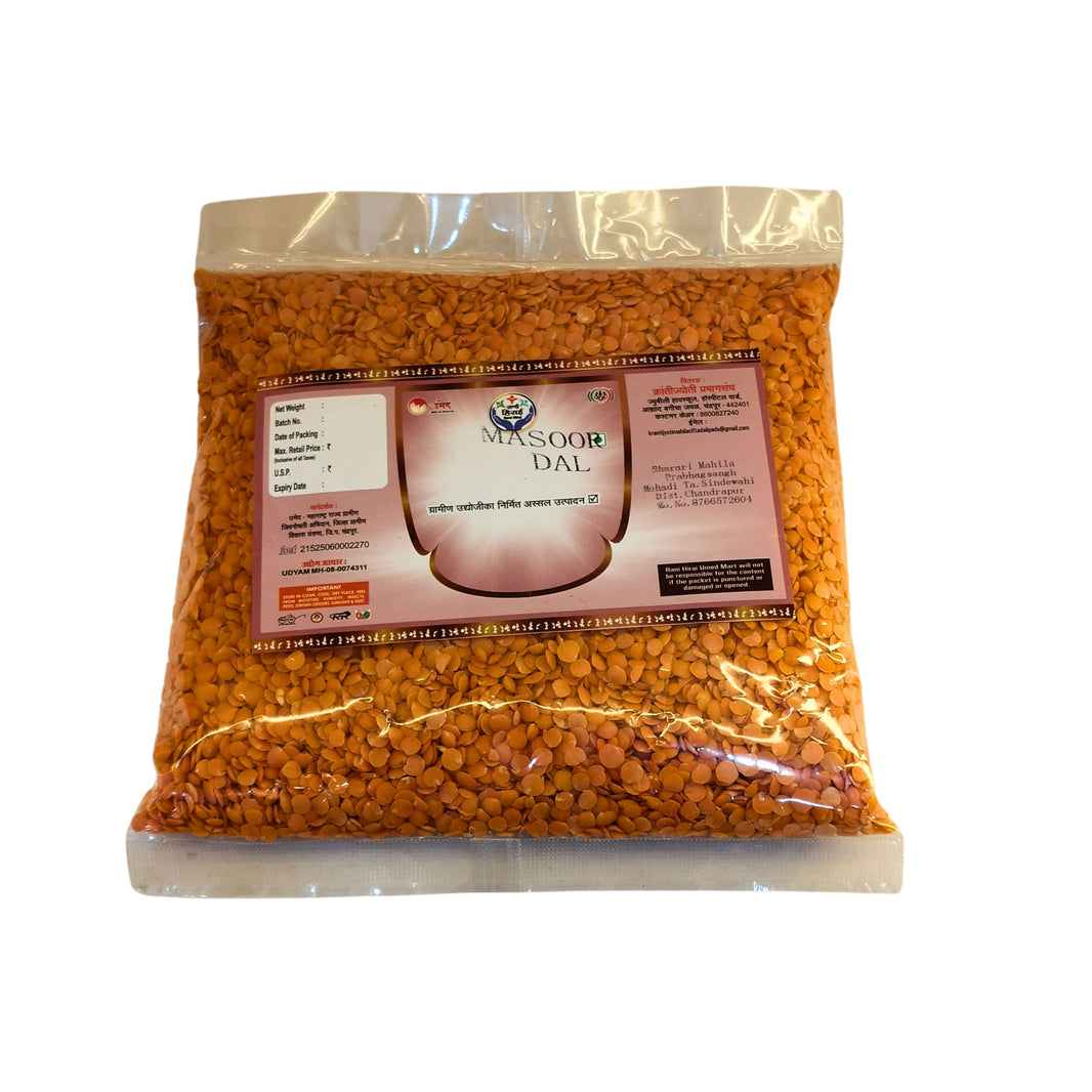 RANI HIRAI Red Lentil Dal Masoor Dal Pack Of 500gm Protein Rich Quick Cooking Lentils Mild Earthy Flavor Daily Indian Meal Essential Authentic Quality
