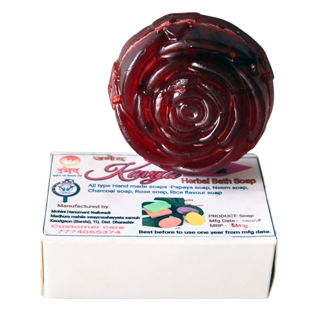 MADHURA HARBAL SOAP – Charcoal Soap - handmade, natural, skin-friendly - Pack of 120gm