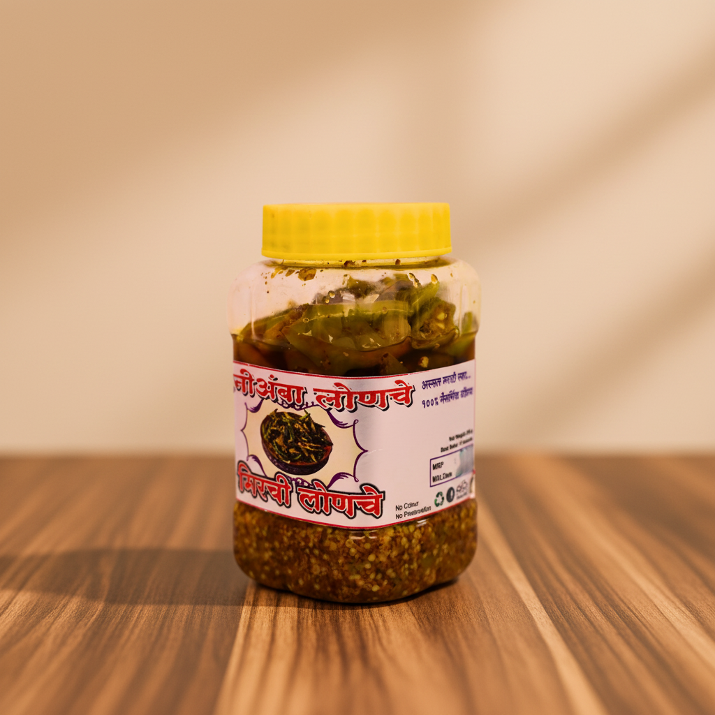 RAJANI - chilii pickles | Natural, Authentic, Chemical-Free, Premium Quality | Pack of 250 gm