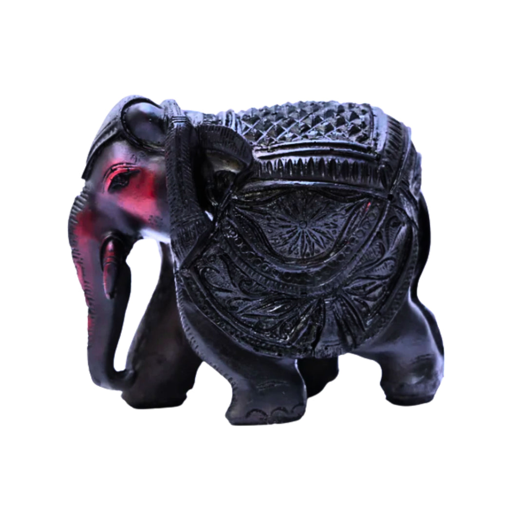 SHIVBAI, Gaj Laxmi, Natural Wood, Local Craftsmanship, Single Trunk Down