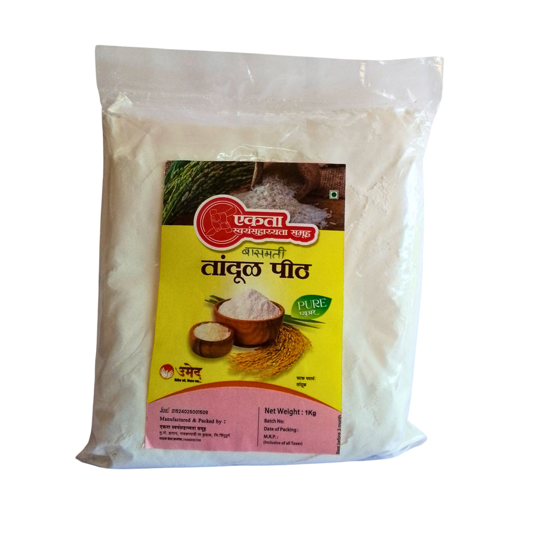 EKATA Basamati Rice Flour, Natural, Healthy, Best Quality, Pack of 1000 gm
