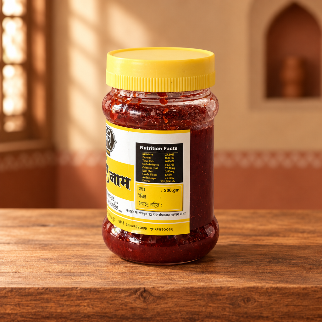 SAHYAGIRI Karvand Jam, Natural Ingredients, No Artificial Colour, Pack of 200 gm