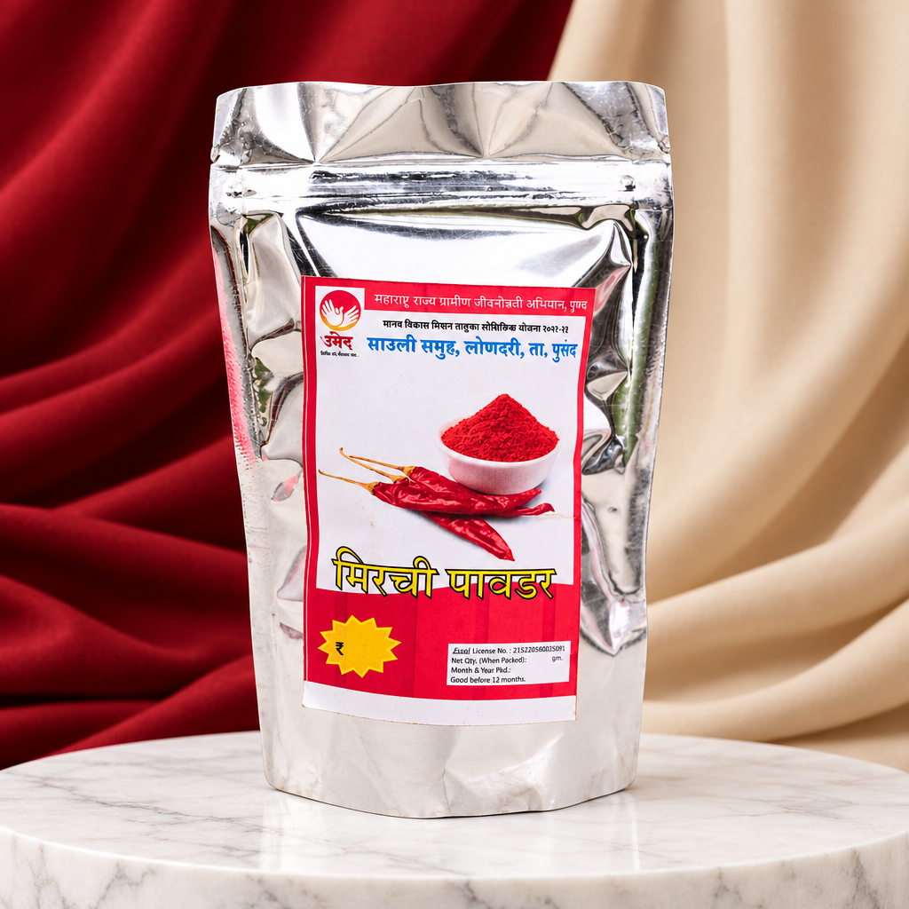 MAULI - Chilli Powder | Authentic Flavor, Natural & Pure, Chemical-Free, No Artificial Colors | Pack of 250 gm