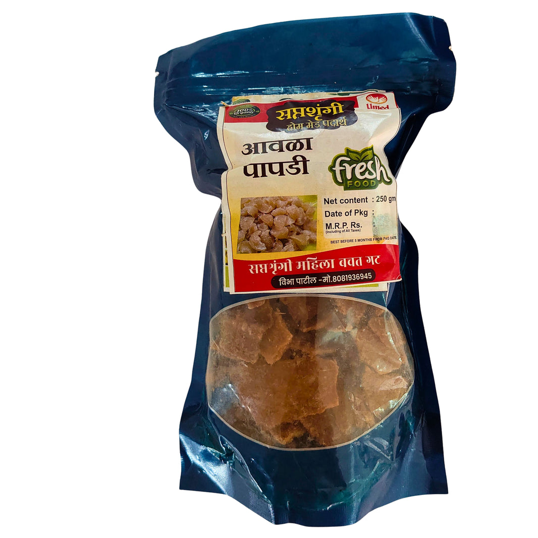 Saptashrungi Women SHG Avala Papadi – Organic, No Artificial Color | 100% Pure & Chemical Free | Nandurbar | 250 gm