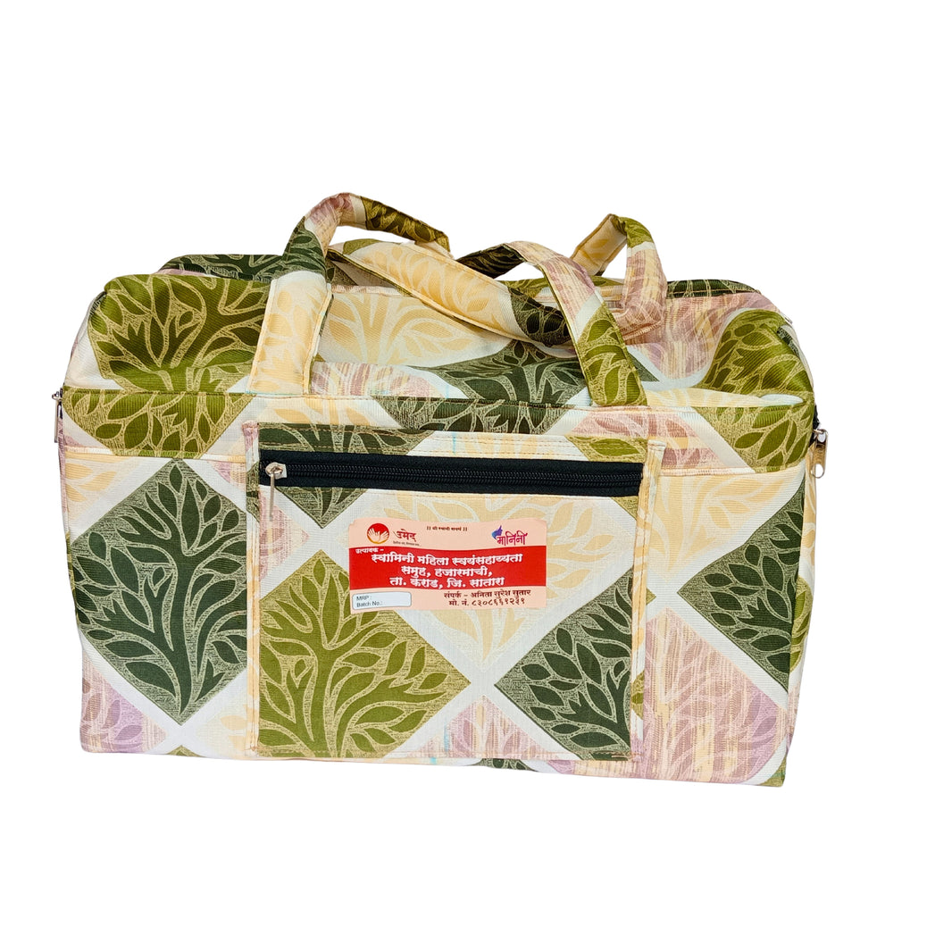 MANGALMURTI Travelling Bag, Handmade by Swamini SHG, Eco-friendly and Washable, Pack Of 1 no