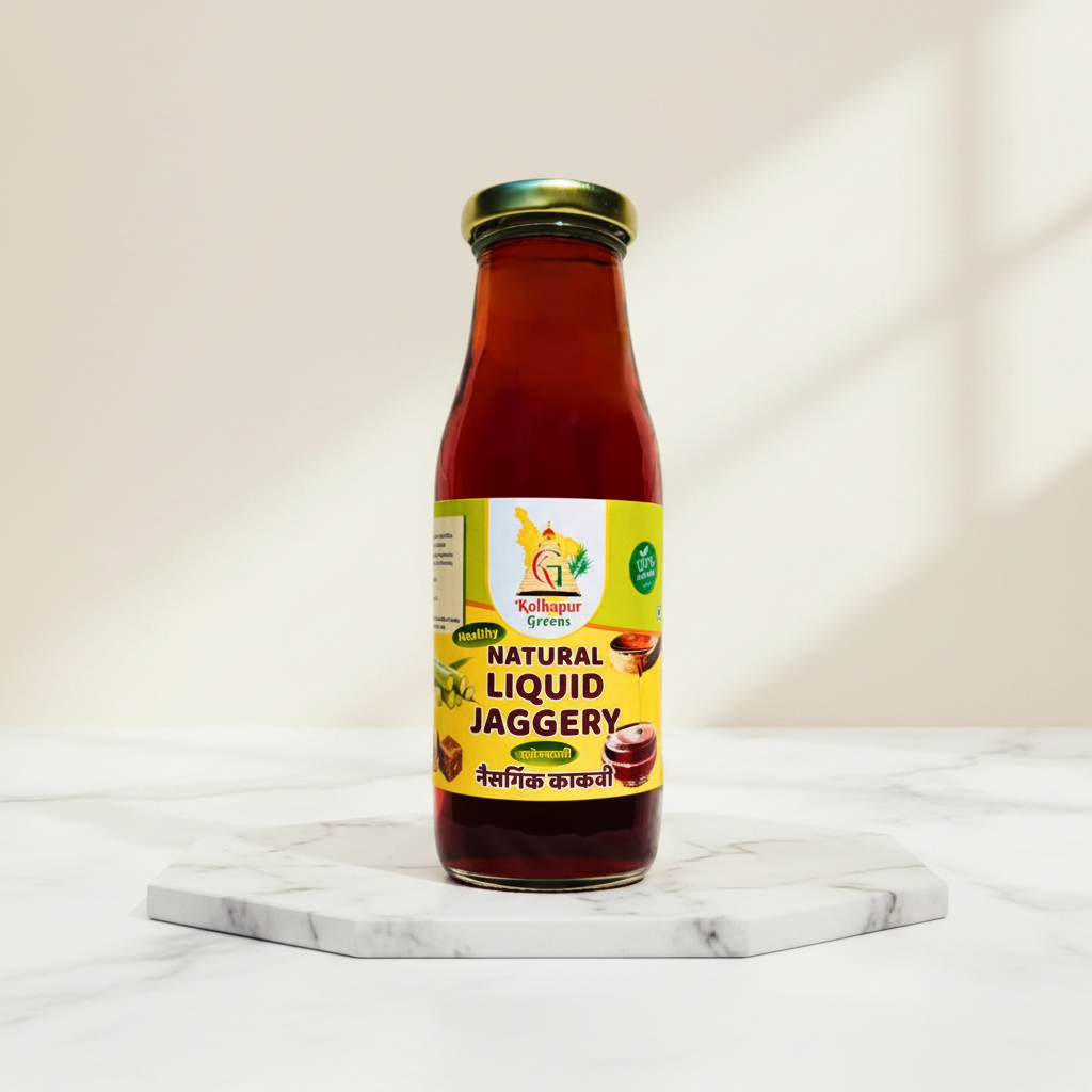 ORGANIC ORIGINS Pure Deshi Gul Kakavi (Pure Liquid Jaggery), Sakhi SHG, Natural, Chemical Free, 300ml Bottle
