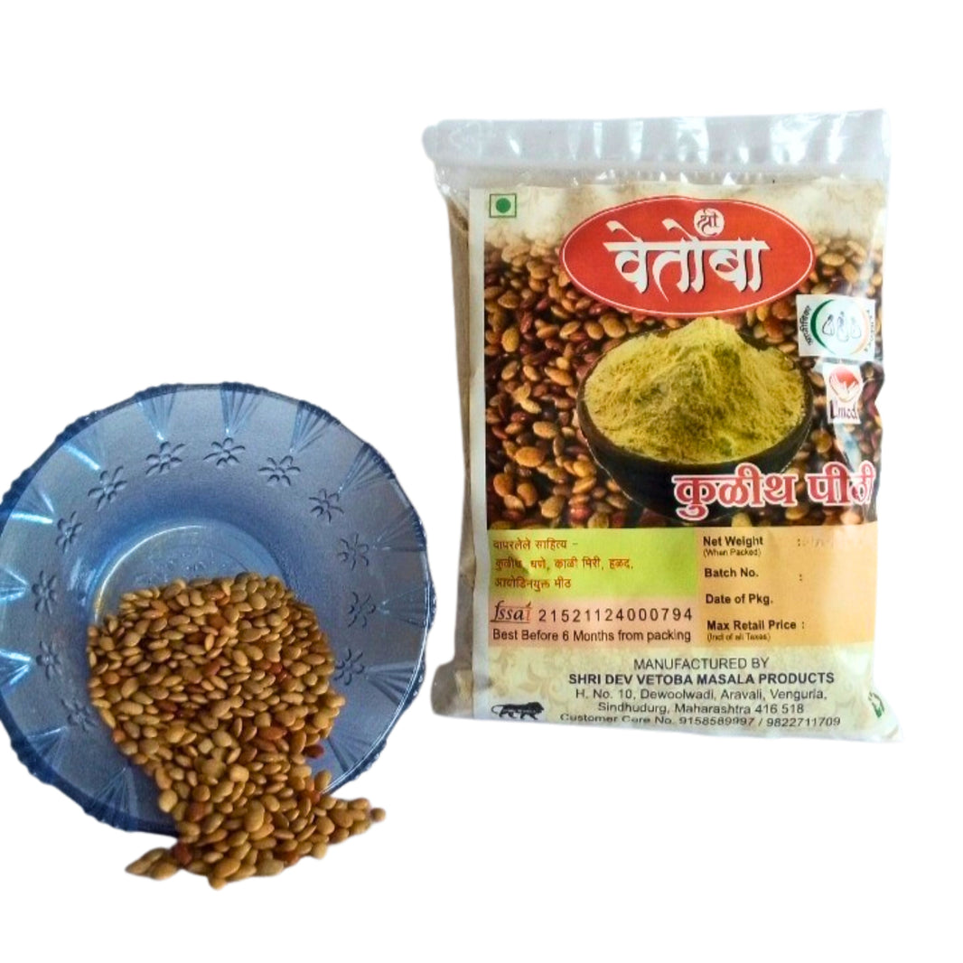 SHRI VETOBA MASALA PRODUCTS Kulith Flour, Natural, Healthy, Best Quality, Pack of 500 gm