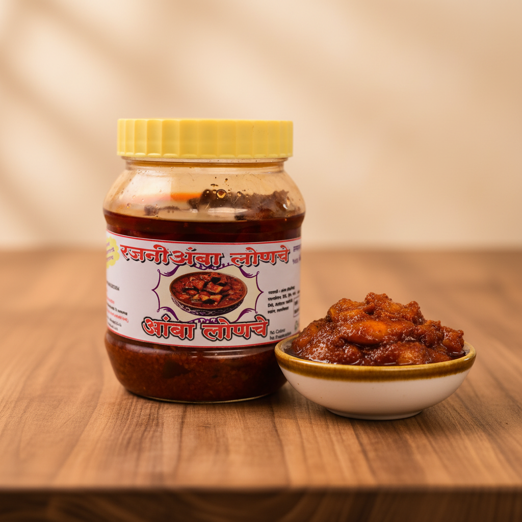 RAJANI - Mango Pickles | Natural, Authentic, Chemical-Free, Premium Quality | Pack of 250 gm