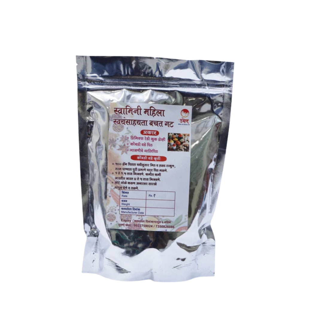 SWAMINI, Kombadi Vade Peeth Powder, Natural, Chemical Free, Pack of 500 gm