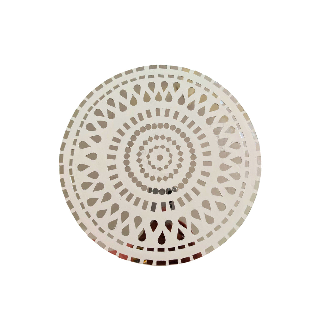 AHILYABAI – Glass Wall Round Frame | Premium Quality, Handmade with Care, Authentic, Durable | Pack of 1 pcs.