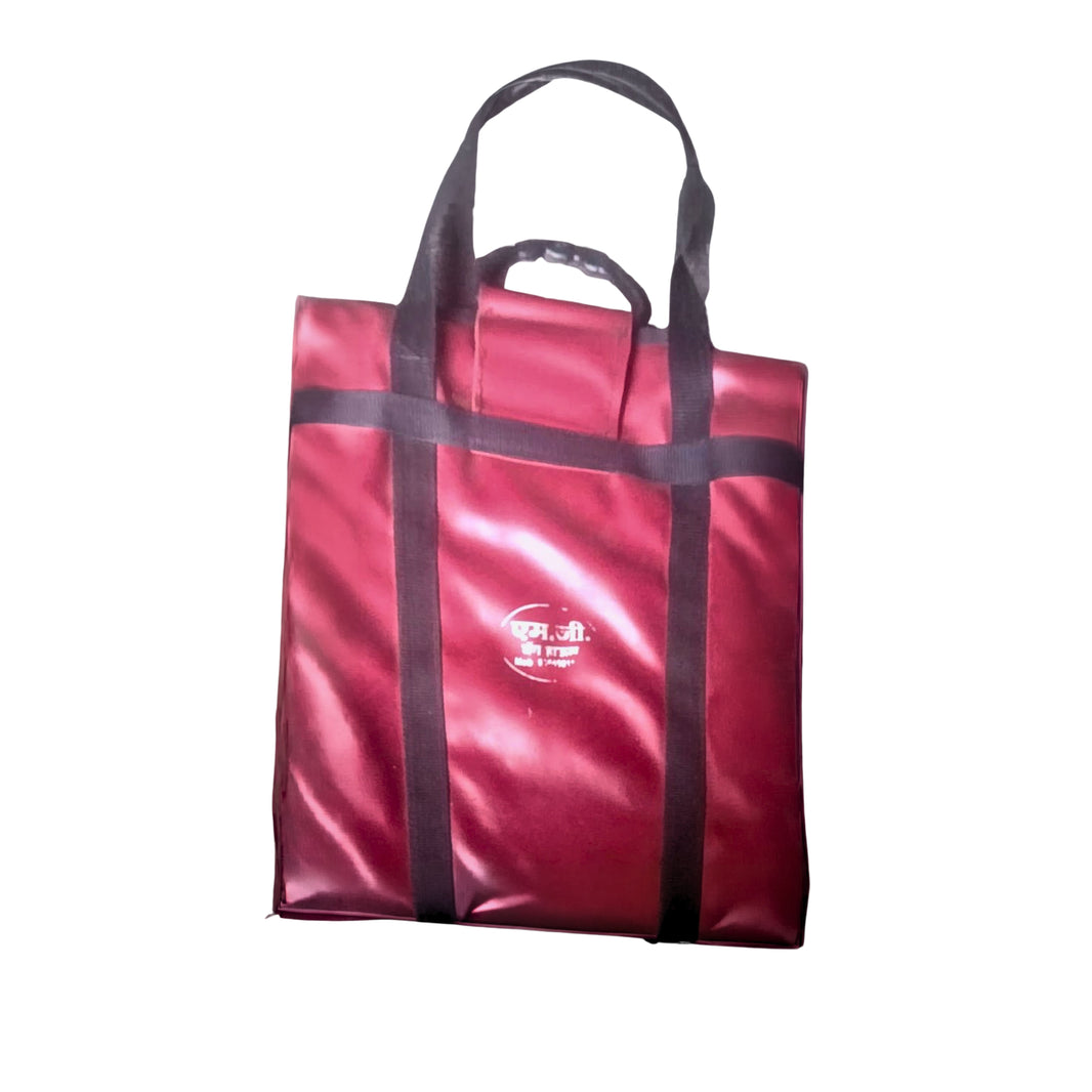 MG Handmade Tiffin Bag Leather Style Lunch Carrier Pack of 1 Unit Durable Lightweight Everyday Office School Use