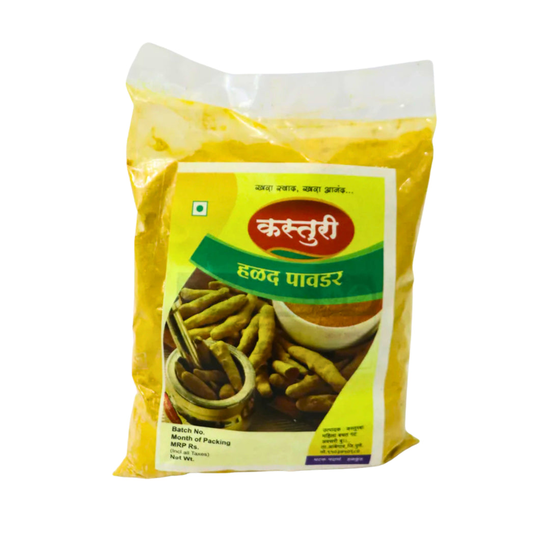 KASTURI , Turmeric Powder, No Added Colours & No Preservatives, Pack Of 500 gm