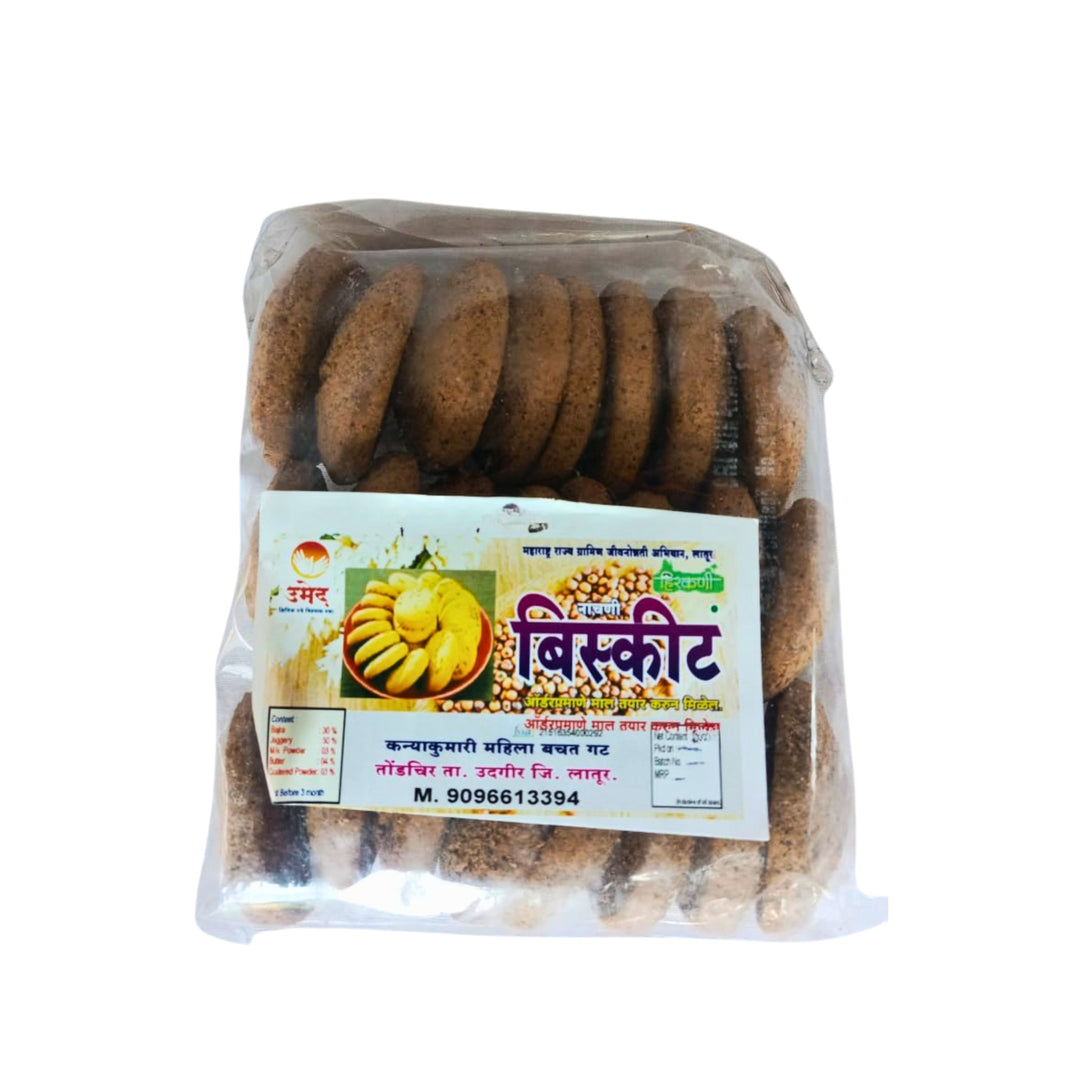 KANYAKUMARI Nachani Biscuits, Kanyakumari SHG, No Artificial Colour, Pack of 300 gm