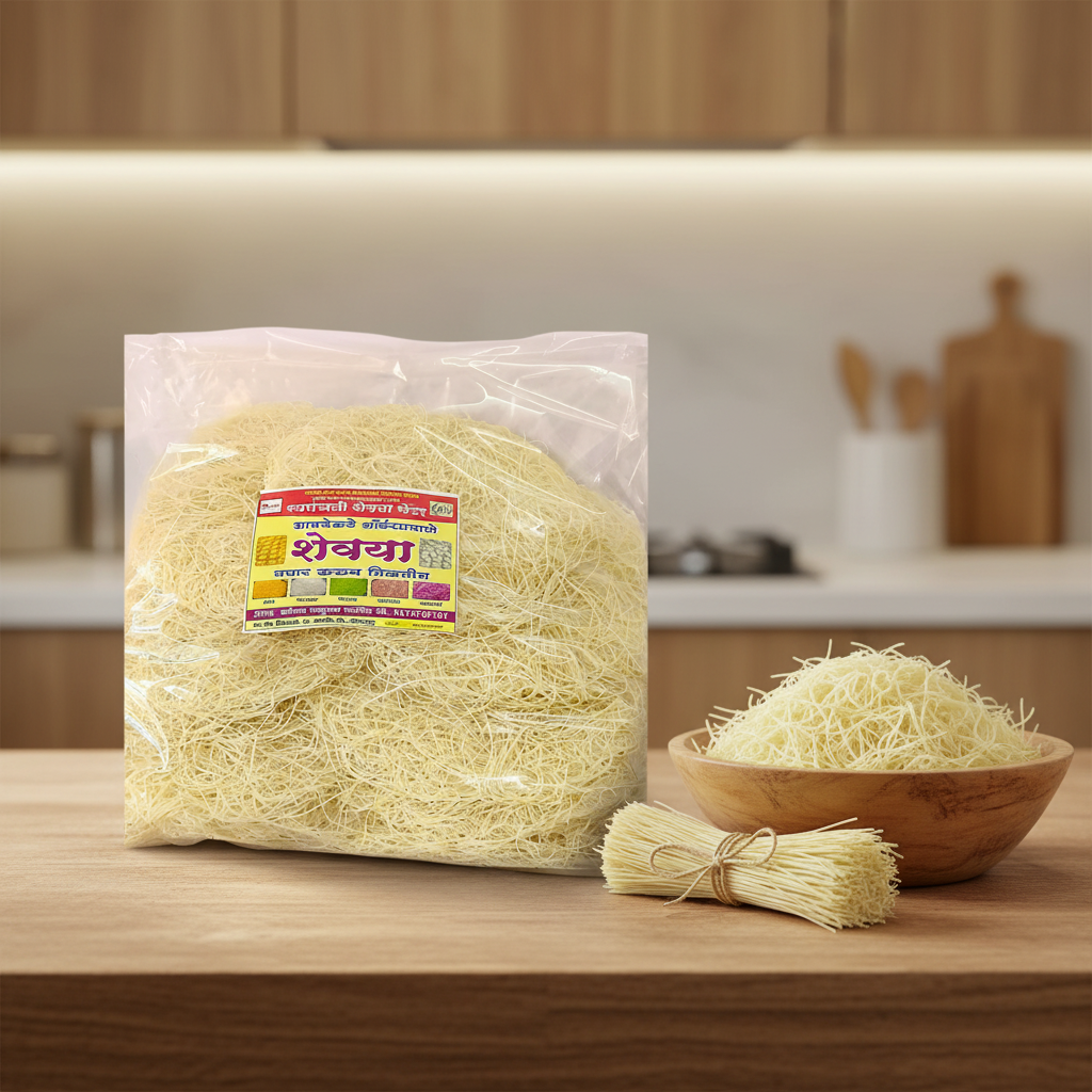 SWARANJALI Shevai, No Maida, Laxmi SHG, Made By Natural Ingredients, Pack of 1000 gm