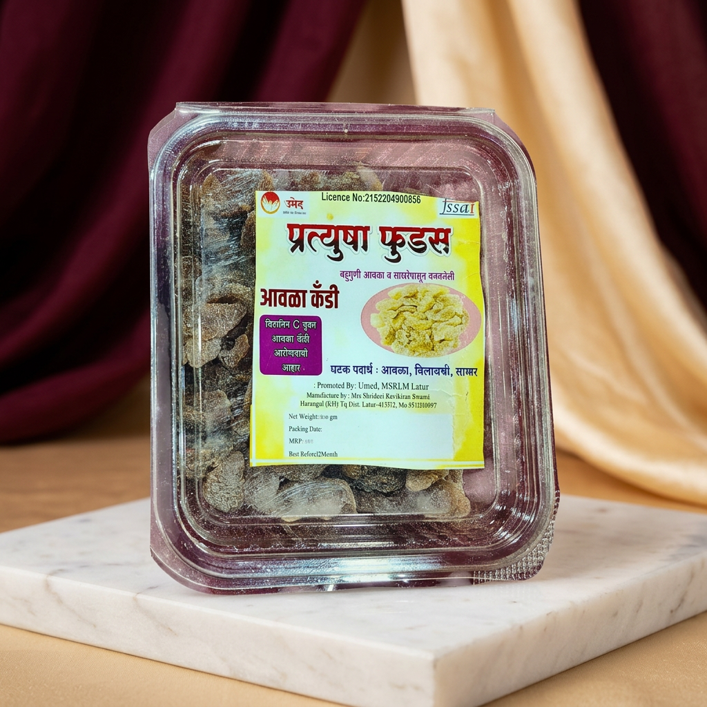 PRATYUSHYA Awala Candy Natural Amla Candy Sweet And Sour Taste Digestive Benefits No Chemicals Traditional Processing 250 gm
