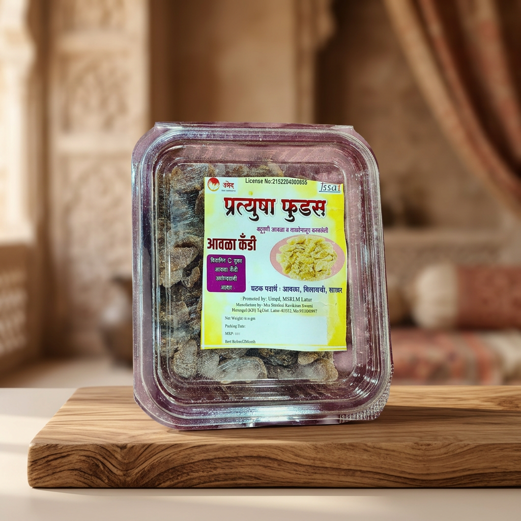 PRATYUSHYA Awala Candy Natural Amla Candy Sweet And Sour Taste Digestive Benefits No Chemicals Traditional Processing 250 gm