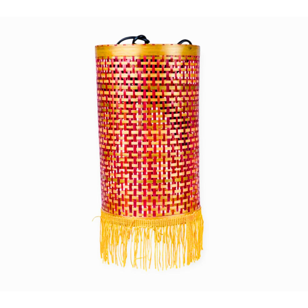 PARIVARTAN Wooden Bamboo Arts Kandil | Handcrafted, Eco-Friendly, Traditional Lighting Decor | Pack of 1