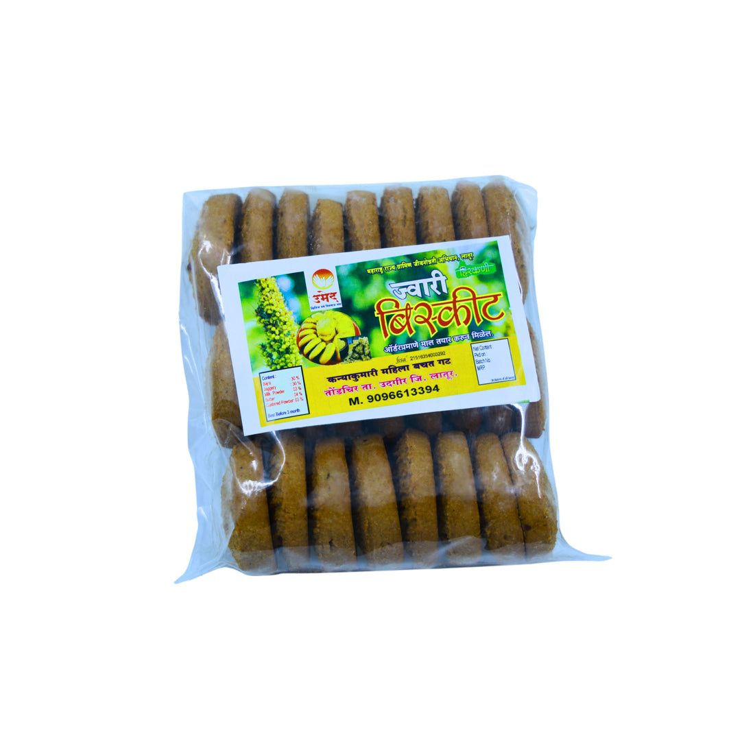 KANYAKUMARI Jowar Biscuits, Kanyakumari SHG, No Artificial Colour, Pack of 300 gm