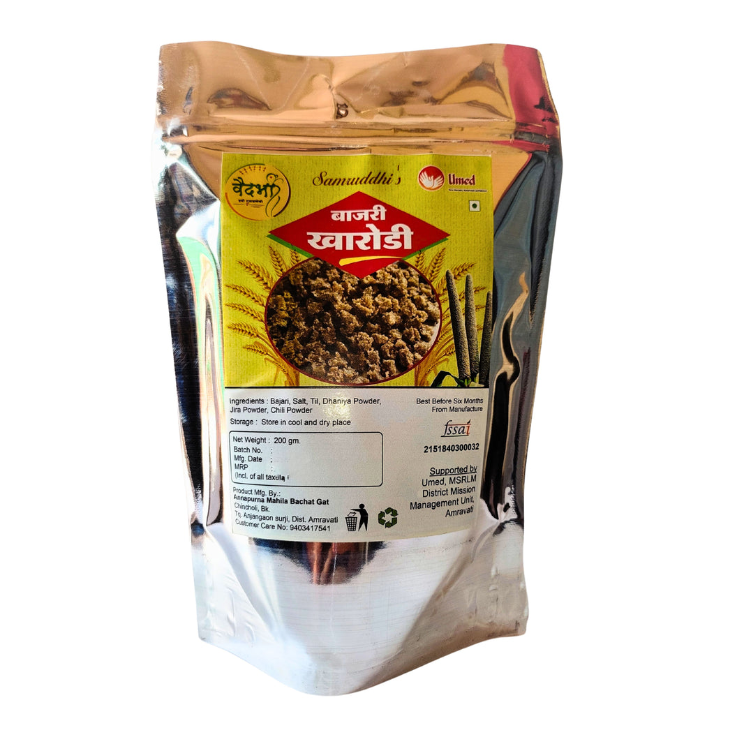 SAMRUDHI'S Bajra Kharodi, Annapurna SHG, Natural Ingredients, No Artificial Colour, Pack of 200 gm