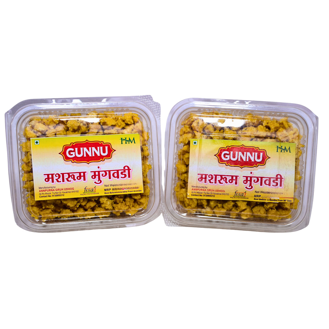 ANNAPURNA - Mashroom Mung Wadi | Natural, Authentic, Chemical-Free, Premium Quality | Pack of 200 gm
