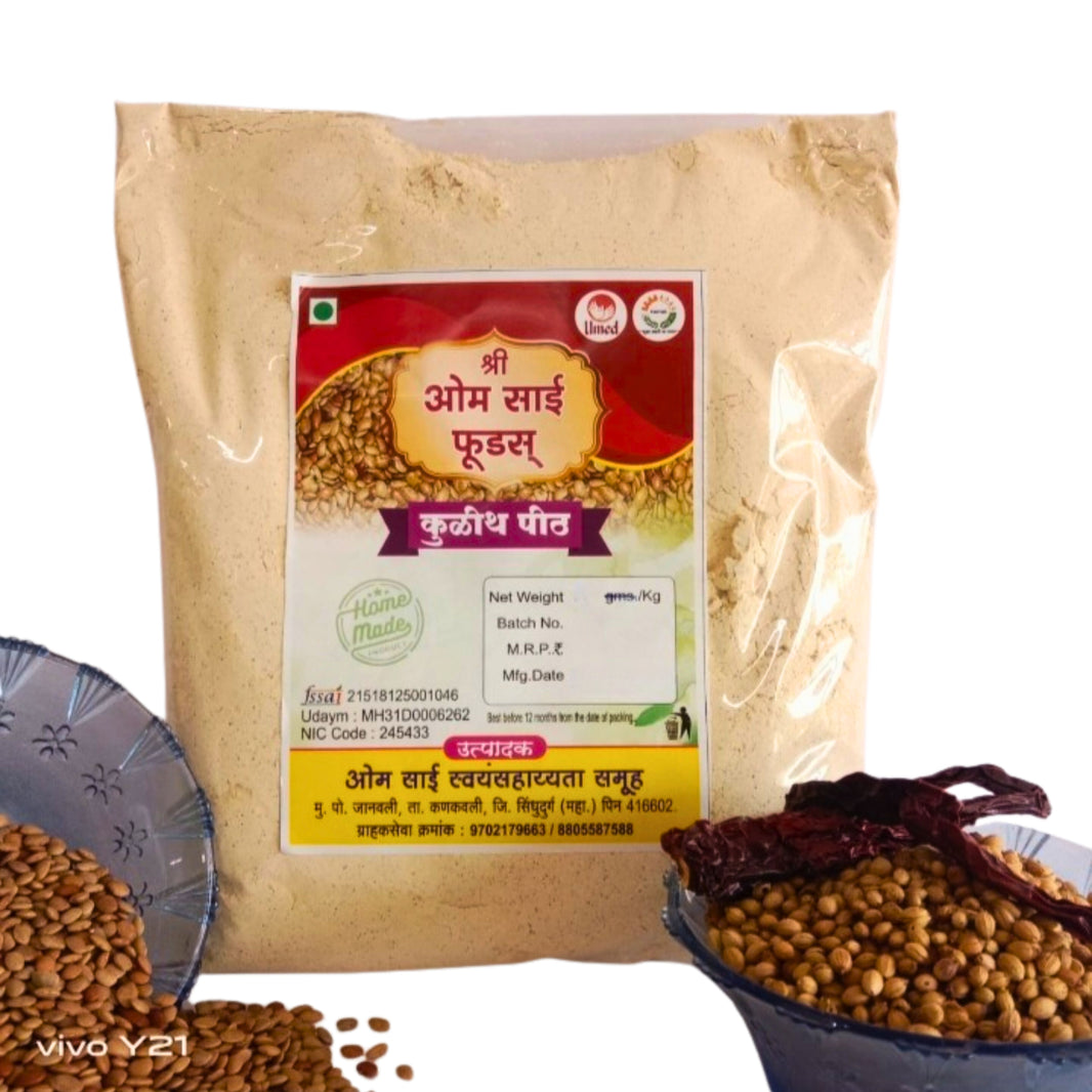 OM SAI, Spices, Kulith Powder, Made By Natural Ingredients, No Artificial Chemicals, Pack Of 500 gm