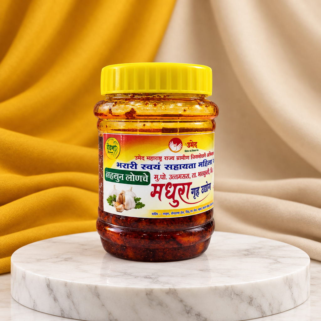 MADHURA Garlic Pickle (Lasun Lonche), 250 g