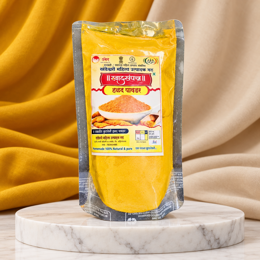 SWAD SANPANN – Halad Powder - Enhances colour, taste and immunity naturally - Pack of 500 GM