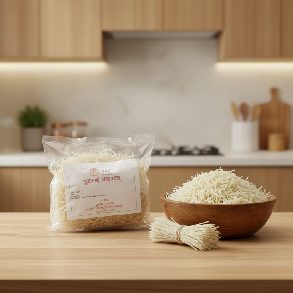 TULJAI Shevai Pack Of 250gm Traditional Vermicelli Quick Cooking Sweet And Savory Dishes Everyday Meal Option