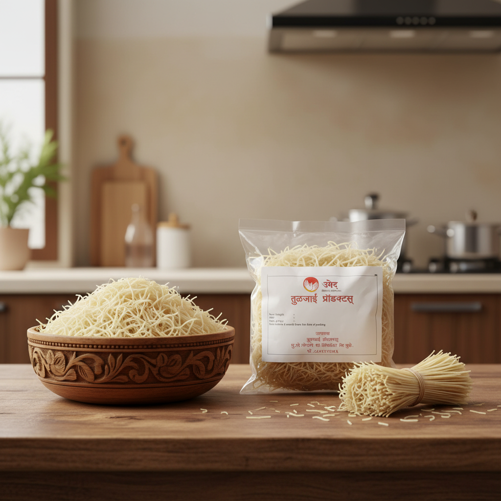 TULJAI Shevai Pack Of 500gm Traditional Vermicelli Quick Cooking Sweet And Savory Dishes Everyday Meal Option