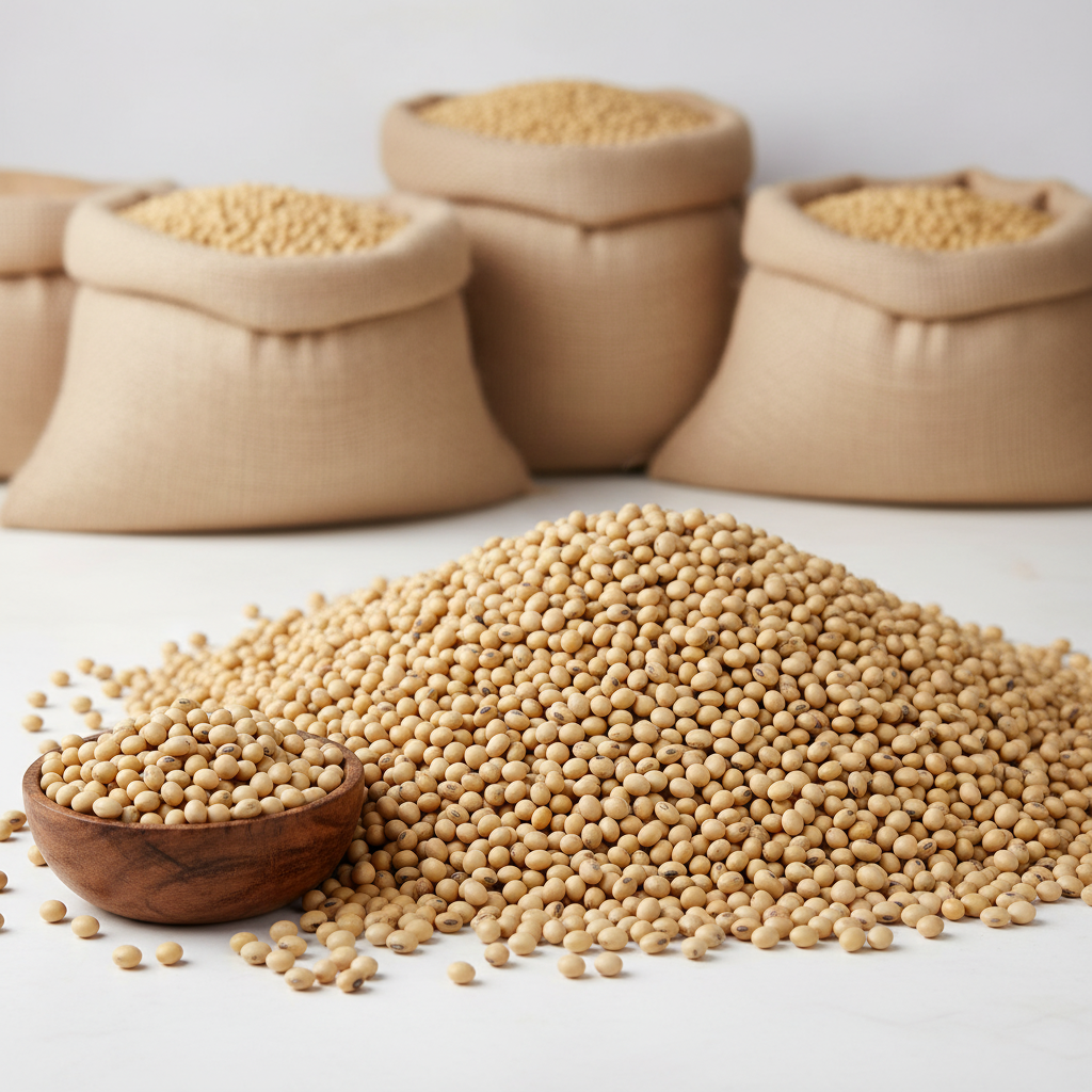 Premium Quality Raw Soyabean B2B Bulk Supply Food Grade Clean Soybeans for Oil Mills Feed Manufacturers Wholesalers Exporters Processors 4311 QTL