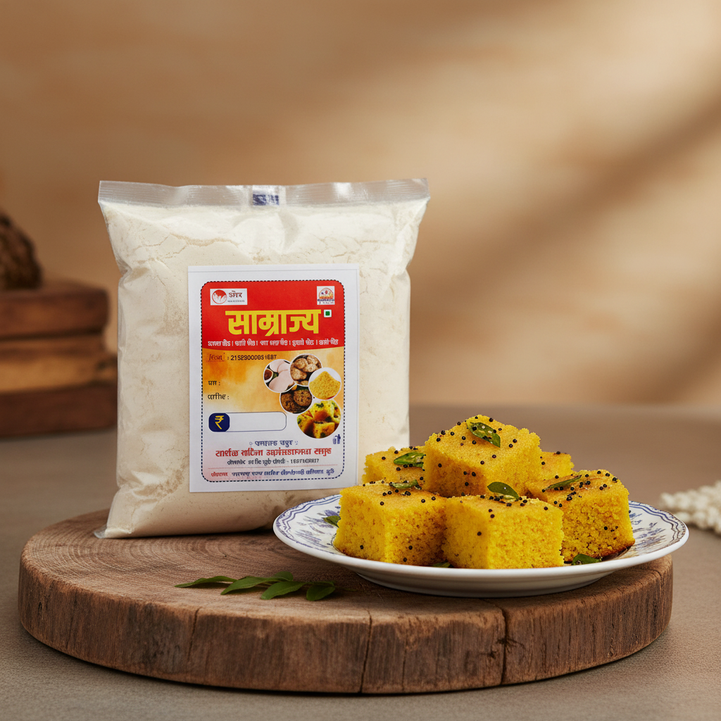 SAMRAJYA Dhokala Premix Pack Of 500gm Ready To Cook Instant Dhokla Mix Soft Fluffy Authentic Breakfast Premium Quality