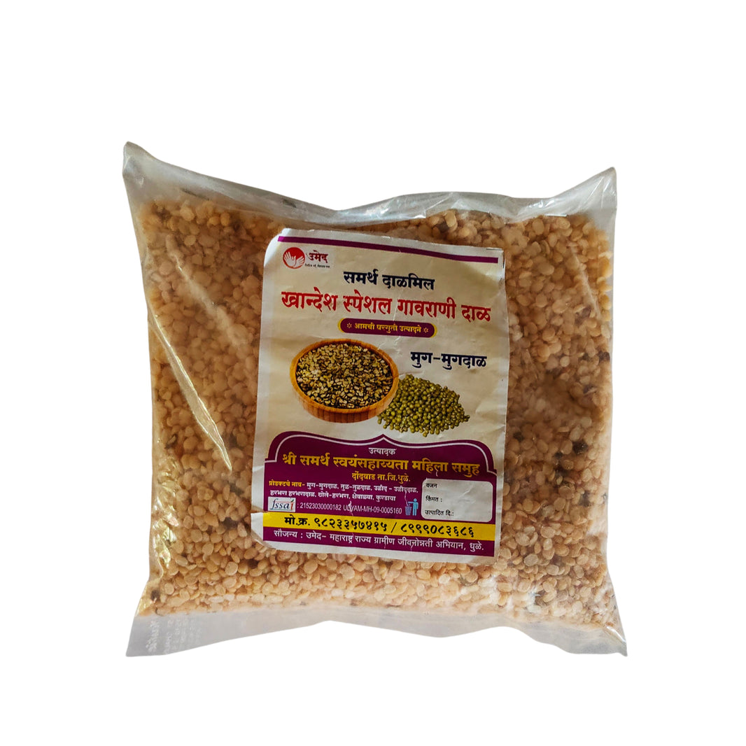 SHREE SAMARTH Mugdal Pack Of 1000gm Premium Moong Dal Natural Protein Rich Daily Cooking Clean Processed Quality