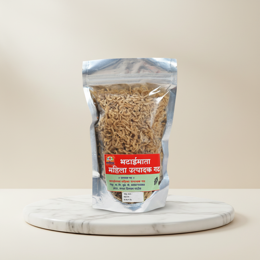 BHATAI MATA Tandul Jwari Bajari Mix Bibadi Pack Of 130gm Traditional Mixed Grain Crispy Homemade Snack Premium Quality