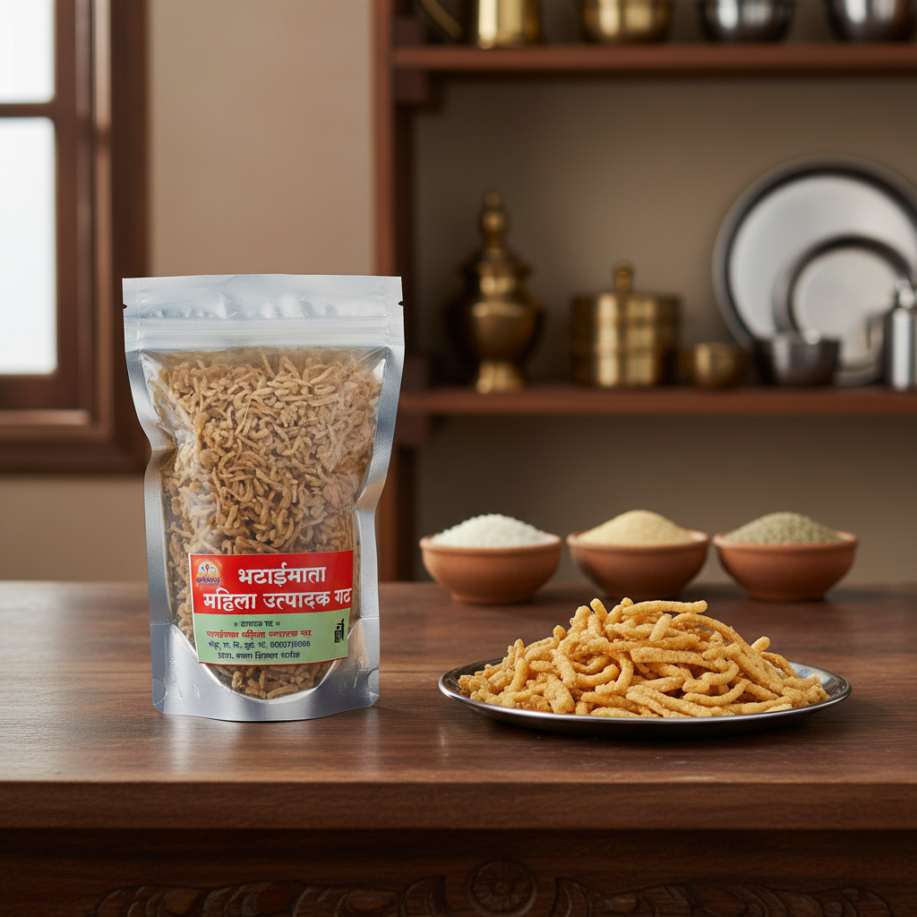 BHATAI MATA Tandul Jwari Bajari Mix Bibadi Pack Of 130gm Traditional Mixed Grain Crispy Homemade Snack Premium Quality