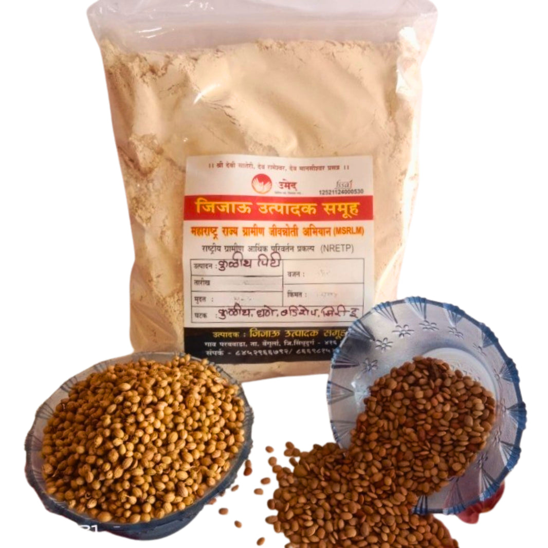 JIJAU, Kulith Flour, Natural Ingredients, No Artificial Essence, Pack of 500 gm