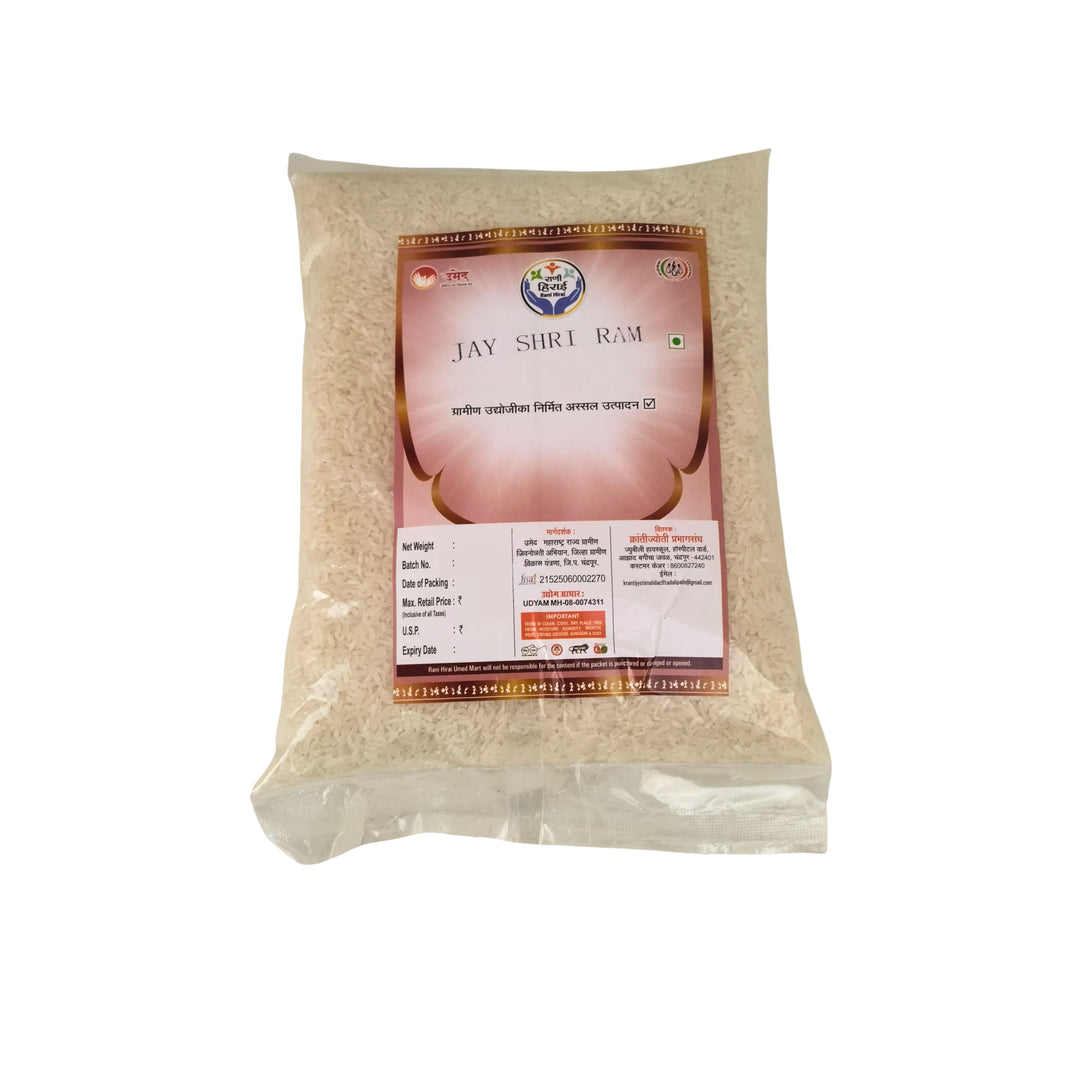 RANI HIRAI Premium Rice Jay Shri Ram Rice Pack Of 1000gm Clean Aromatic Rice Grain For Daily Cooking Steamed Rice Festive Meals Authentic Quality