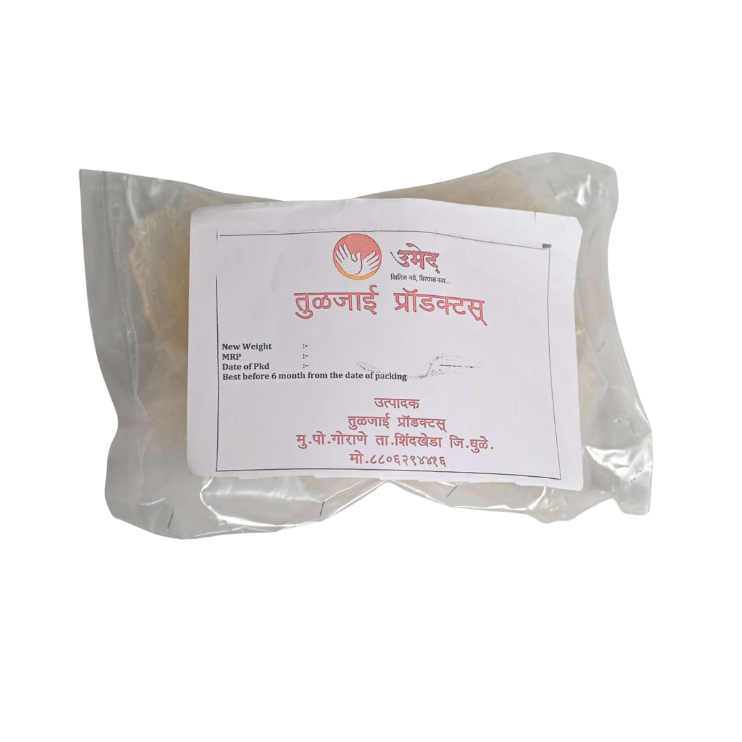 TULJAI Gahu Tandul Papad Pack Of 500gm Wheat Rice Papad Crispy Traditional Side Dish Everyday Meal Companion