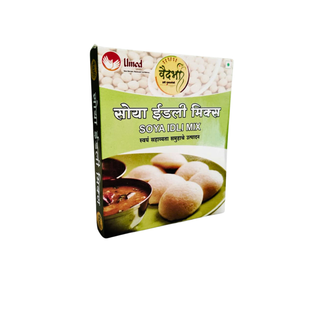 VAIDHARBHI Soya Idali Premix, Made By Gadage Baba SHG, Natural Ingredients, No Artificial Flavour, Pack of 200 gm
