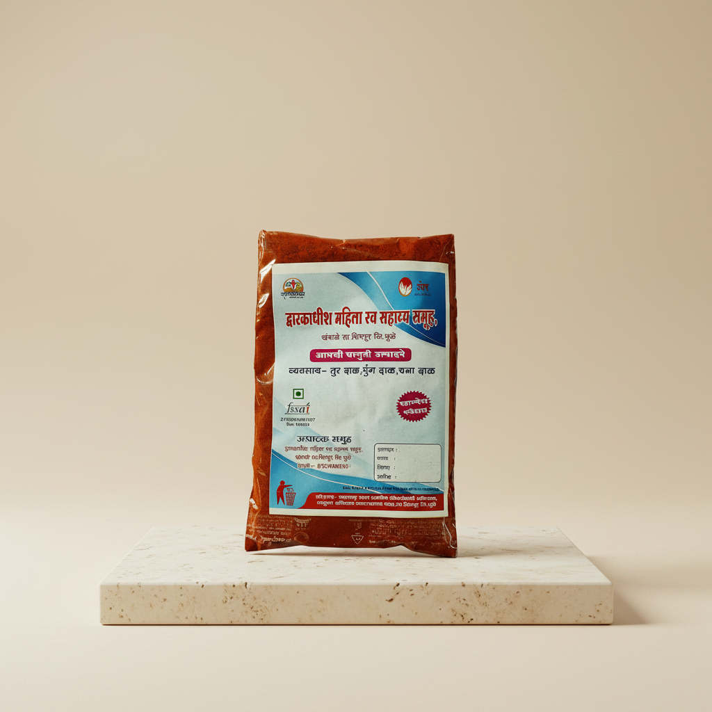 DWARKADISH Mirchi Powder Pack Of 1000gm Natural Red Chilli Spice Fresh Aroma Rich Colour Daily Cooking Premium