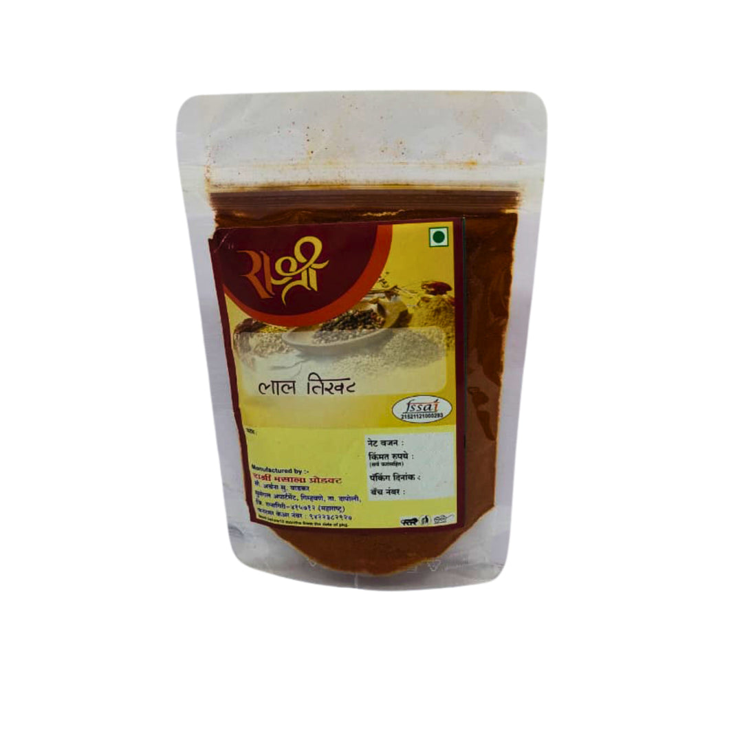 MANASI Chili Powder Spicy Traditional Red Chilli Finely Ground for Daily Cooking Prepared by Women SHG Supporting Rural Livelihood and Authentic Konkan Taste Pack of 100 gm