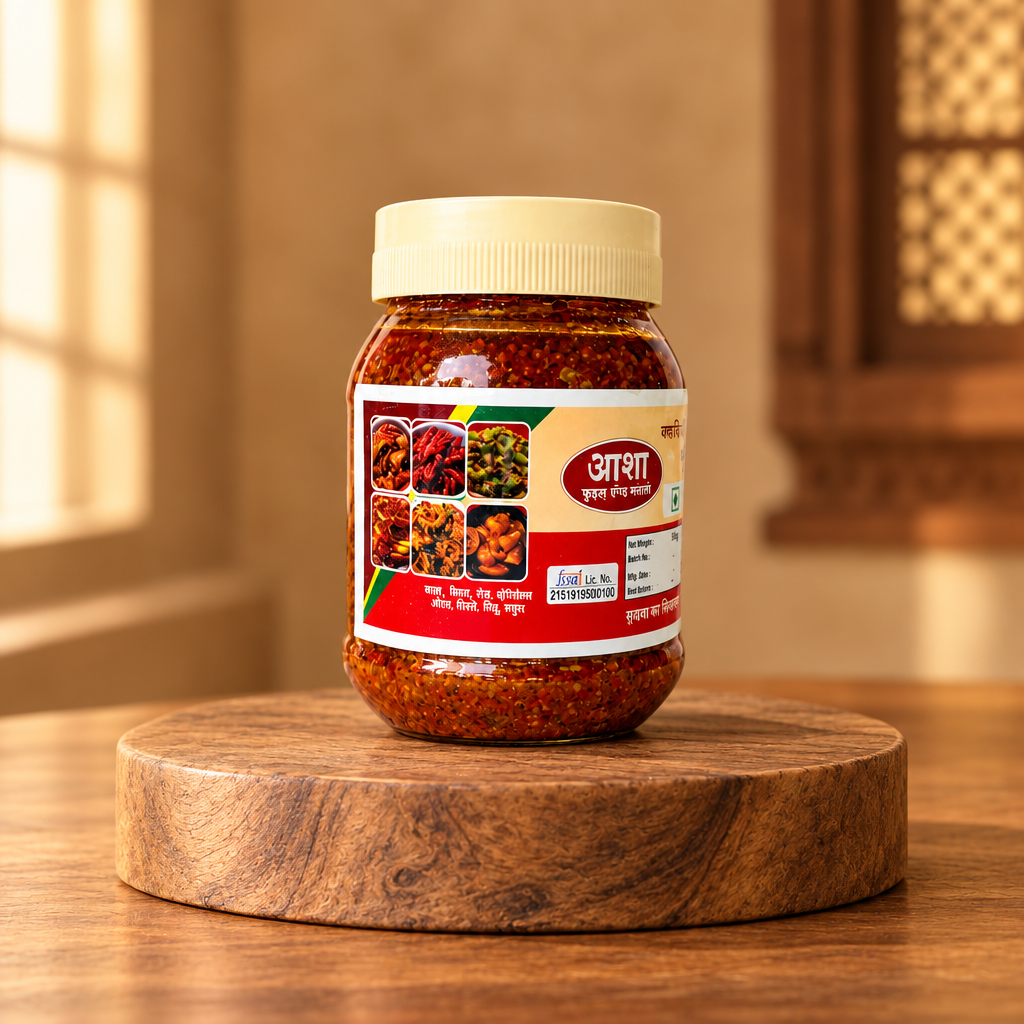 ASHA FOODS Maain Mula Pickle, Maainmula Lonache, Maitrey SHG, Natural Ingredients, No Artificial Colour, Pack of 250 gm