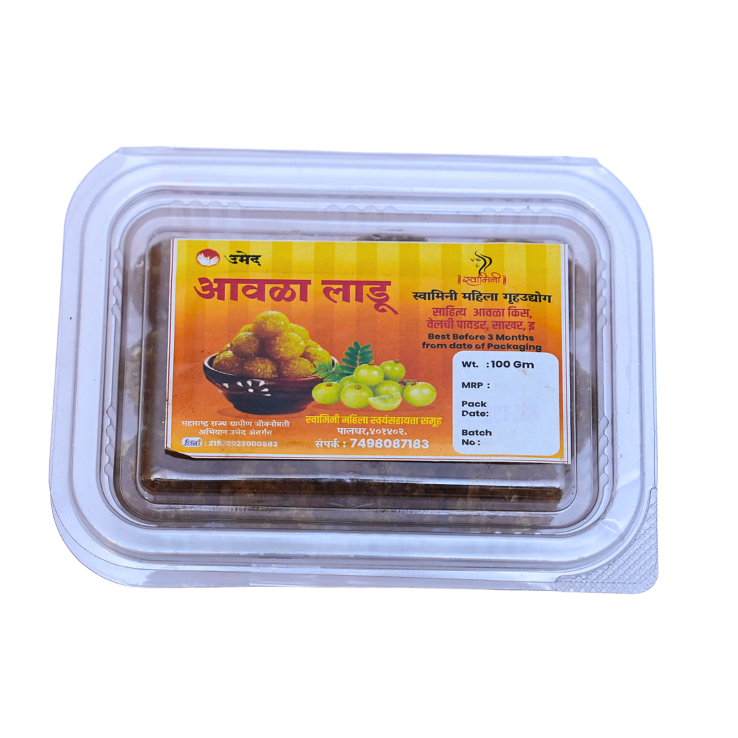 SWAMINI, Amala Ladoo, Made By Natural Ingredients, No Artificial Flavour, Pack of 100 gm