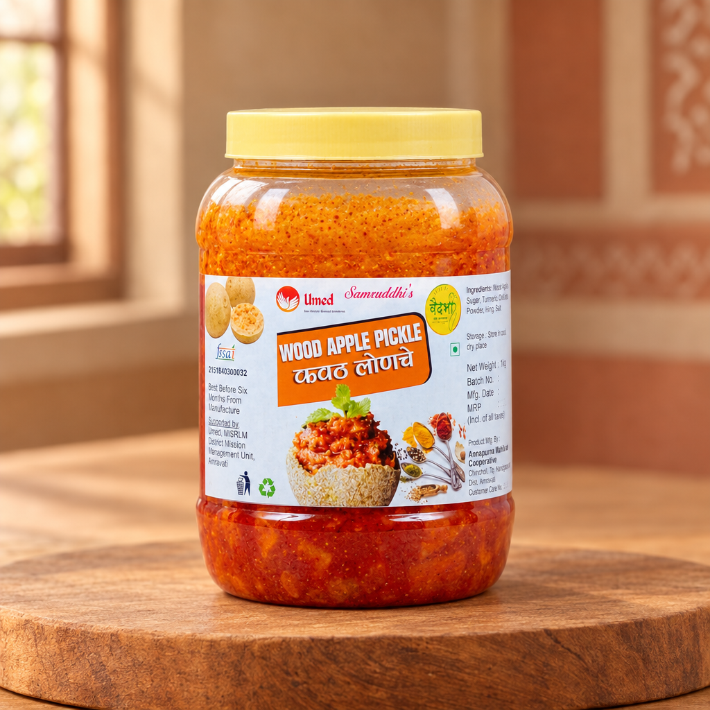 SAMRUDHI'S Kawat Pickle, Annapurna SHG, Natural Ingredients, No Artificial Colour, Pack of 350 gm