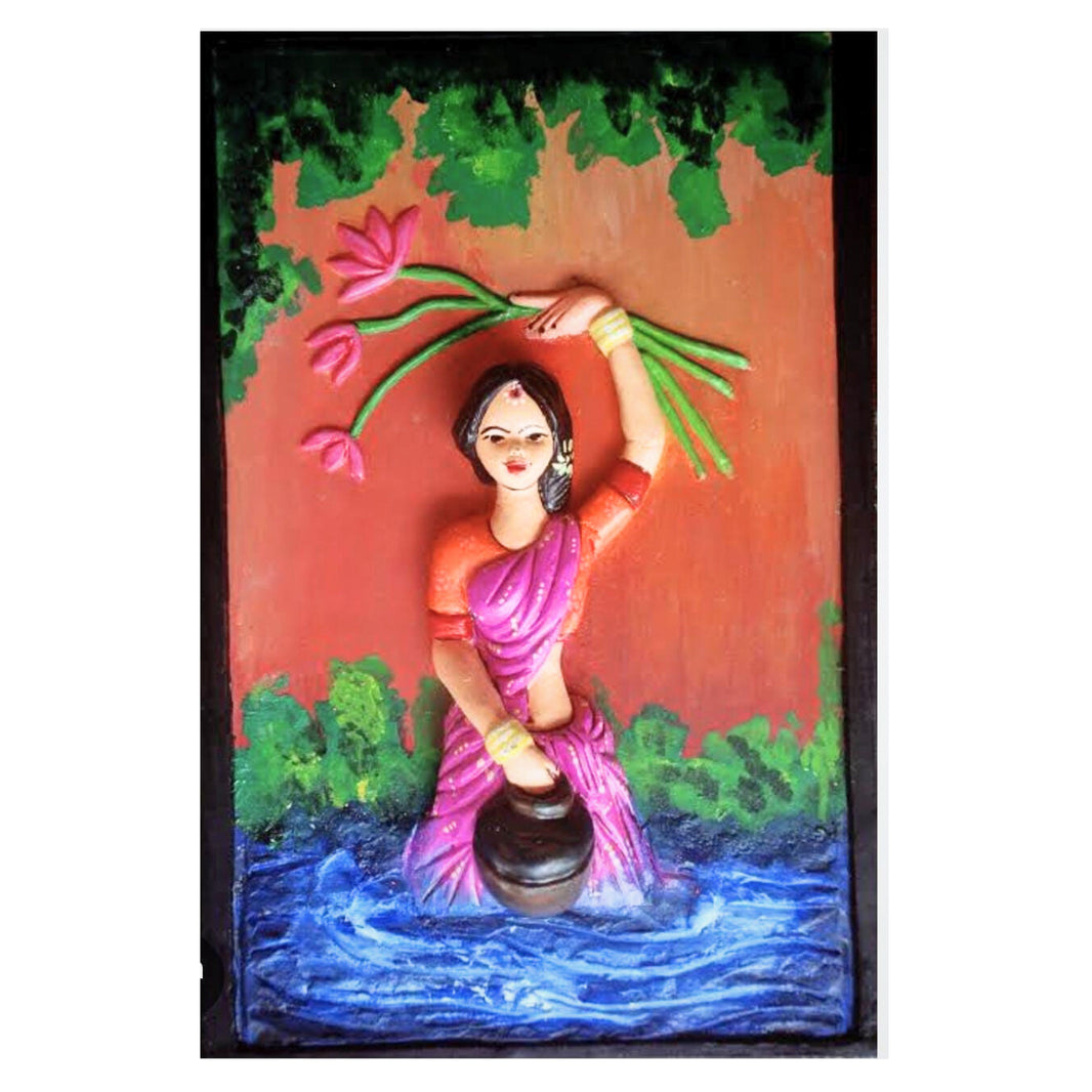 KALIKA MATA – Women Wall Painting - handmade, quality, authentic - Pack of 1 Pcs