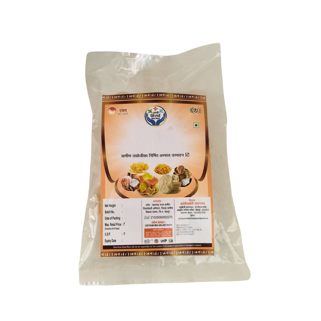 RANI HIRAI Rice Papad Pack Of 150gm Light Crispy Traditional Rice Flour Papad Roasted Fried Crunchy Meal Accompaniment Authentic Quality
