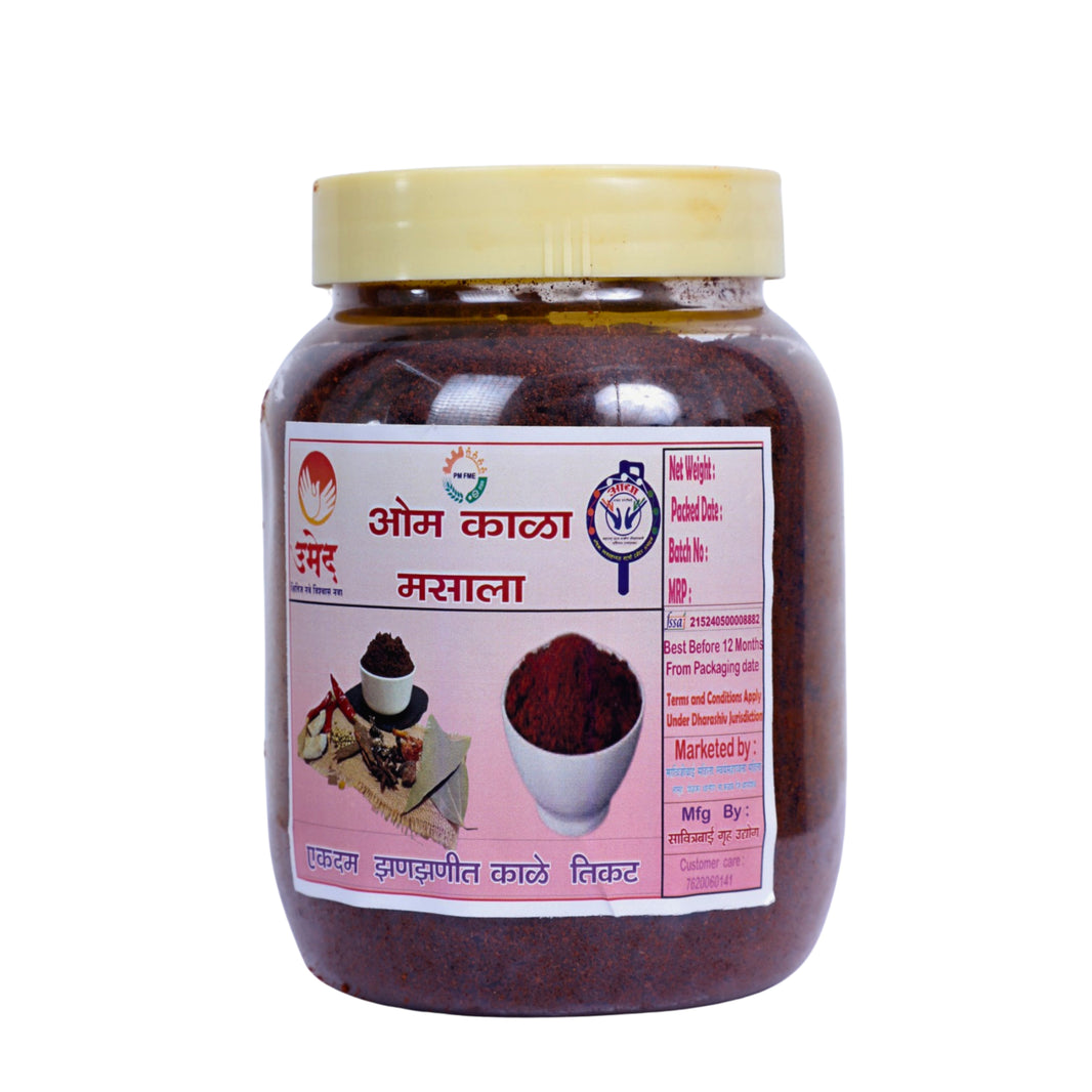 OM MASALA Kala Masala Traditional Maharashtrian Spice Blend 1000 gm(500g X 2) Natural Aromatic Authentic Cooking Masala