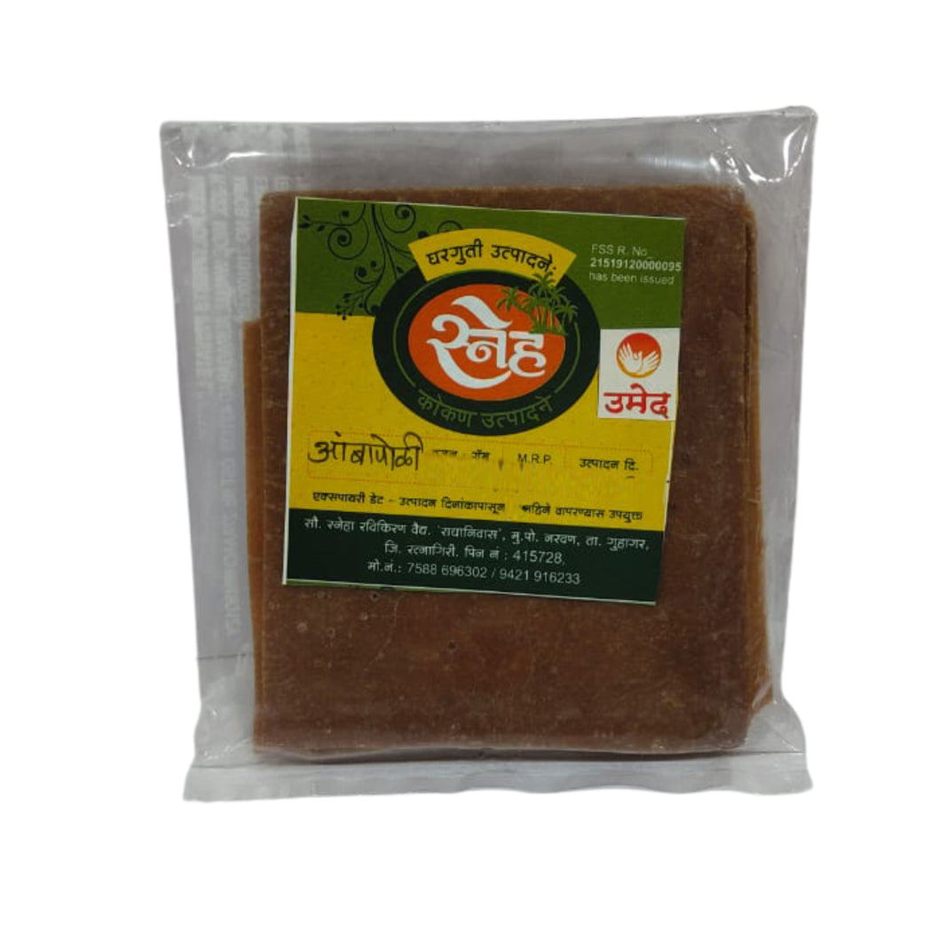 CHATURANG Mango Poli Traditional Maharashtrian Konkan Sweet Flatbread Prepared from Ripe Mango Pulp and Jaggery by Women SHG Supporting Rural Livelihood Pack of 100 gm
