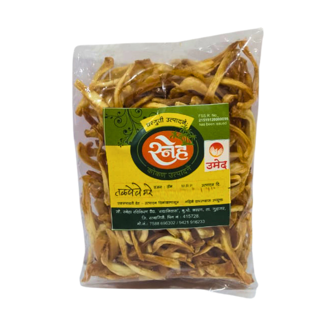 CHATURANG Fried Jackfruit Fritters Traditional Konkan Crispy Snack Prepared from Jackfruit Pieces by Women SHG Supporting Rural Livelihood Pack of 100 gm
