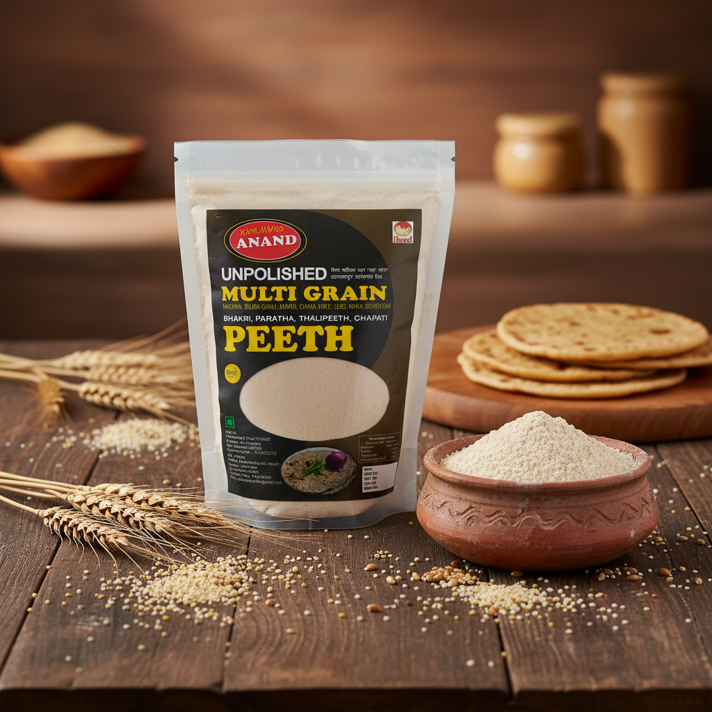 ANAND Multigrain Flour, Made By Natural Ingredients, Rohidas SHG, No Artificial Flavour, Pack of 500 gm
