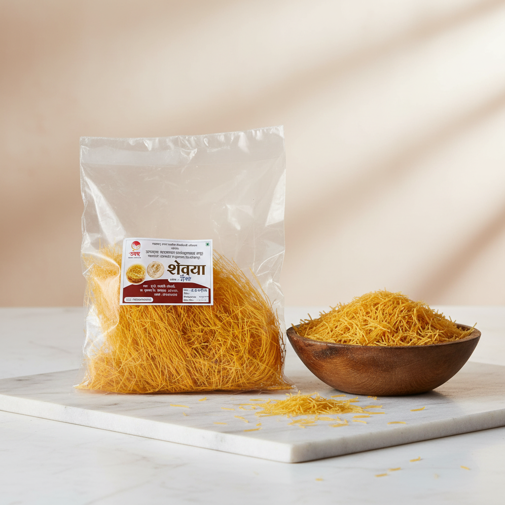 BHARATMATA, Mango Shevai, No Maida Made By Natural Ingredients, Pack of 200gm